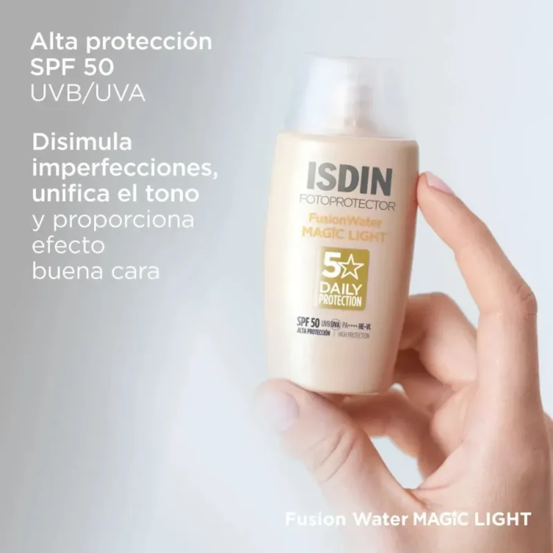 Isdin Fotoprotector FusionWater Magic Tono Light SPF50+ x50ml
