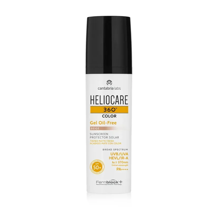 Heliocare 360° Fotoprotector Gel Oil Free Color Beige SPF50+ x50ml