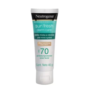 Neutrogena Fotoprotector Sun Fresh Derm Care SPF70+ con Color Tono Medio x40g