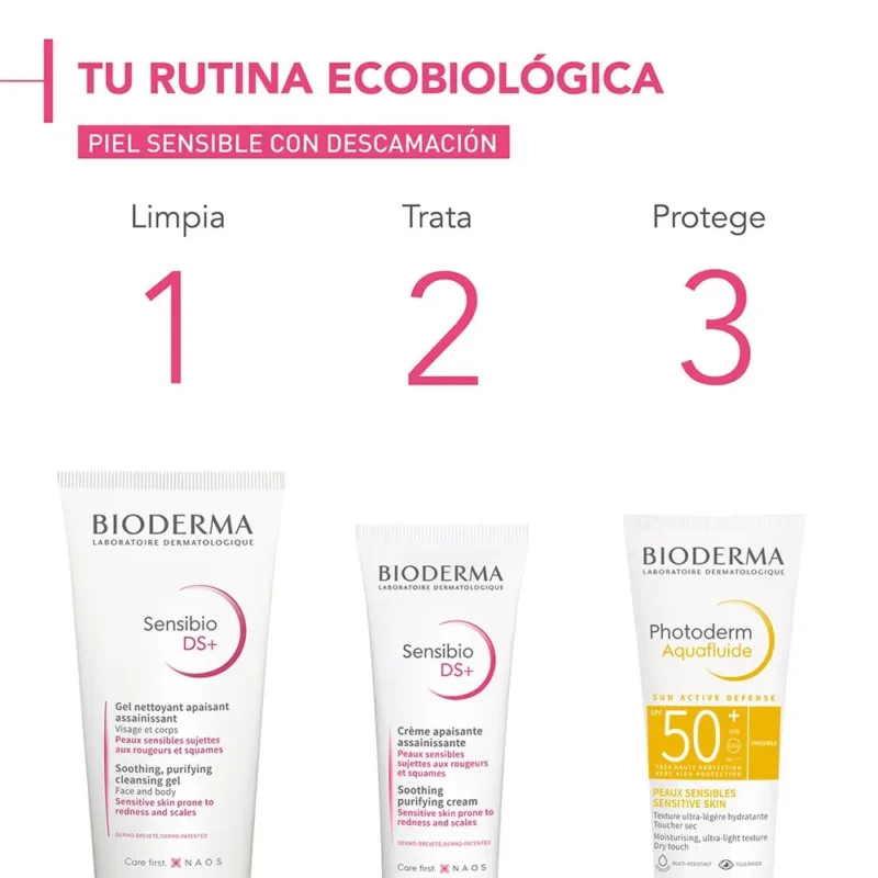 Bioderma Sensibio DS+ Gel Limpiador Purificante x200ml