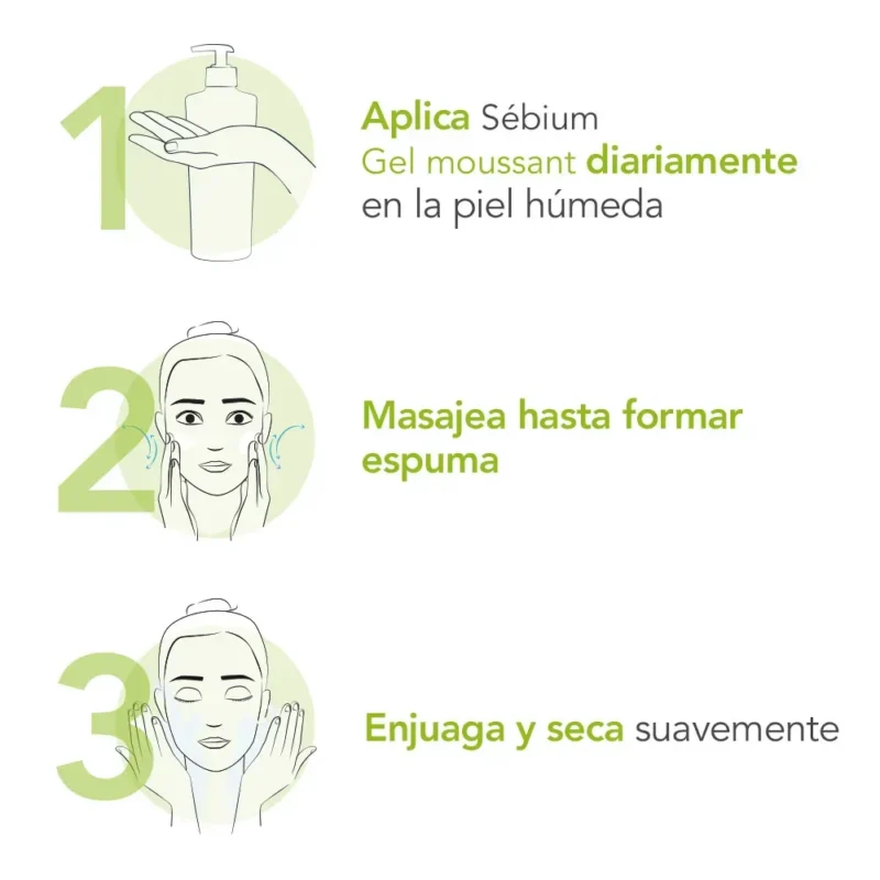 Bioderma Sébium Gel Limpiador Espumoso x500ml