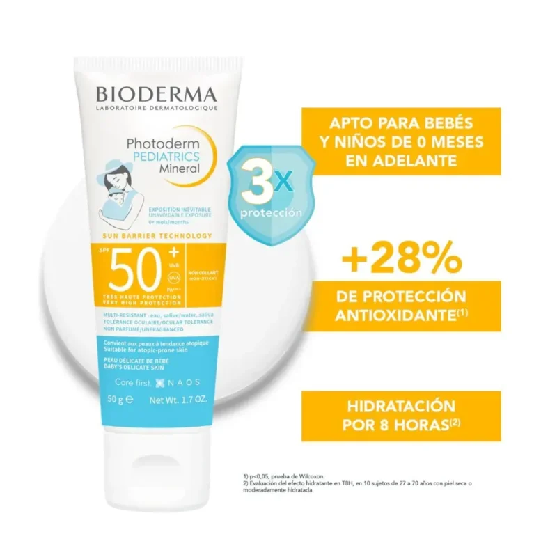 Bioderma Fotoprotector Photoderm Pediatrics Mineral SPF50+ x50g
