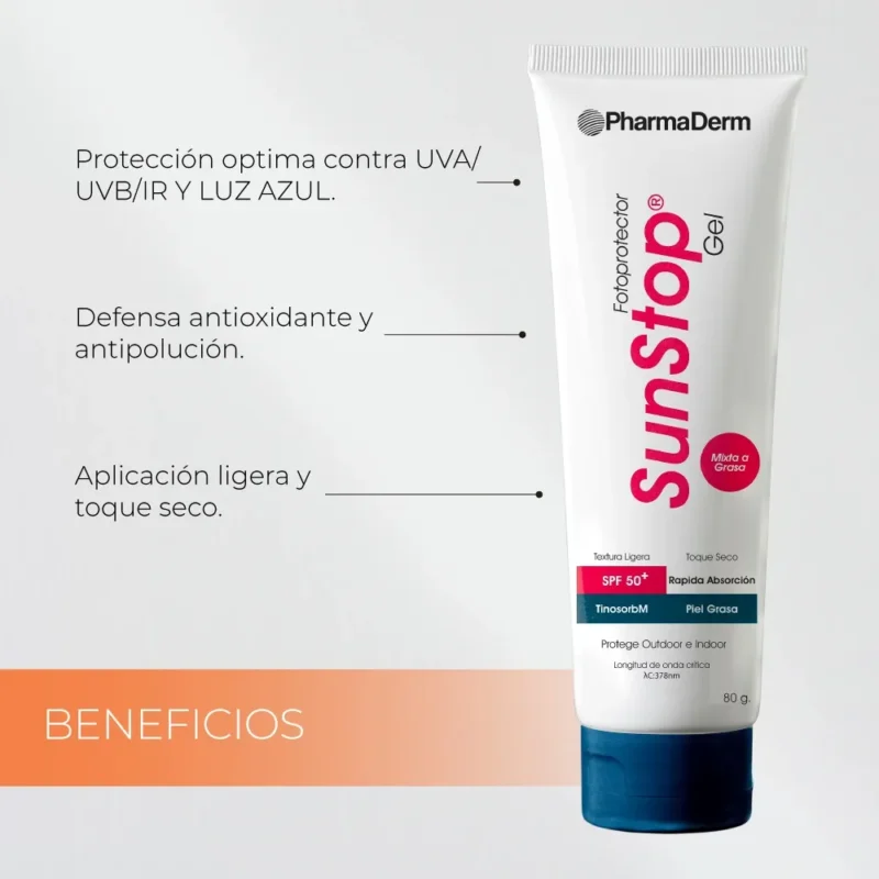 Pharmaderm SunStop Gel SPF50 x80g