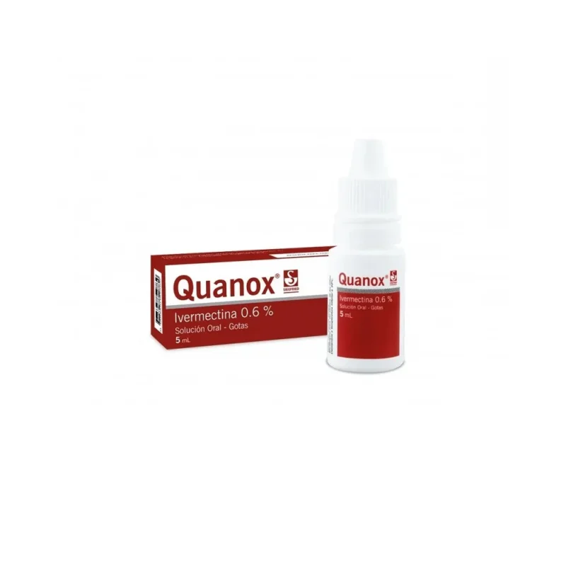 Dermasiegfried Quanox Gotas (Ivermectina 0.6mg) x5ml