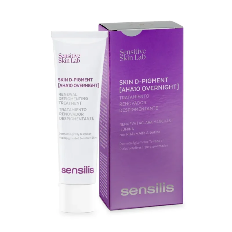 Sensilis Skin D-Pigment AHA10 Overnight Tratamiento Despigmentante x30ml