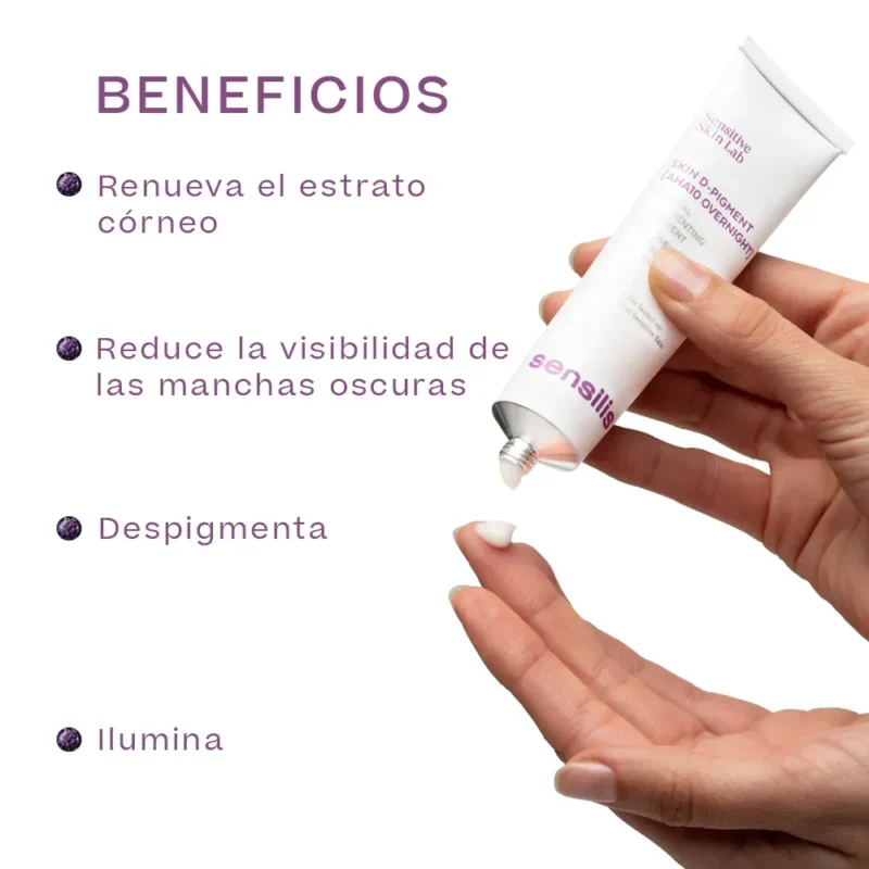 Sensilis Skin D-Pigment AHA10 Overnight Tratamiento Despigmentante x30ml