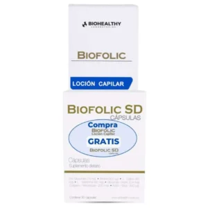 Kit Biofolic Loción Capilar Anticaída x100ml + Gratis Biofolic SD x30 Cápsulas