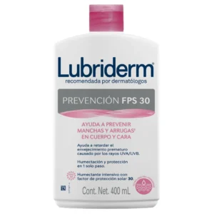 Lubriderm Crema Prevención Antiedad SPF30+ x400ml