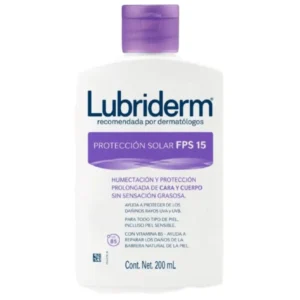 Lubriderm Crema de Protección Solar SPF15+ x200ml