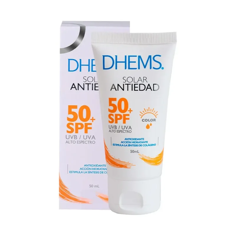 Dhems Fotoprotector Antiedad con Color SPF50+ x50ml
