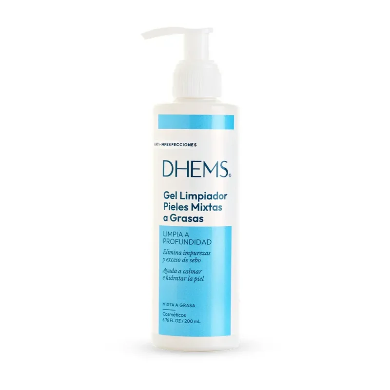 Dhems Gel Limpiador Pieles Grasas y Mixtas x200ml