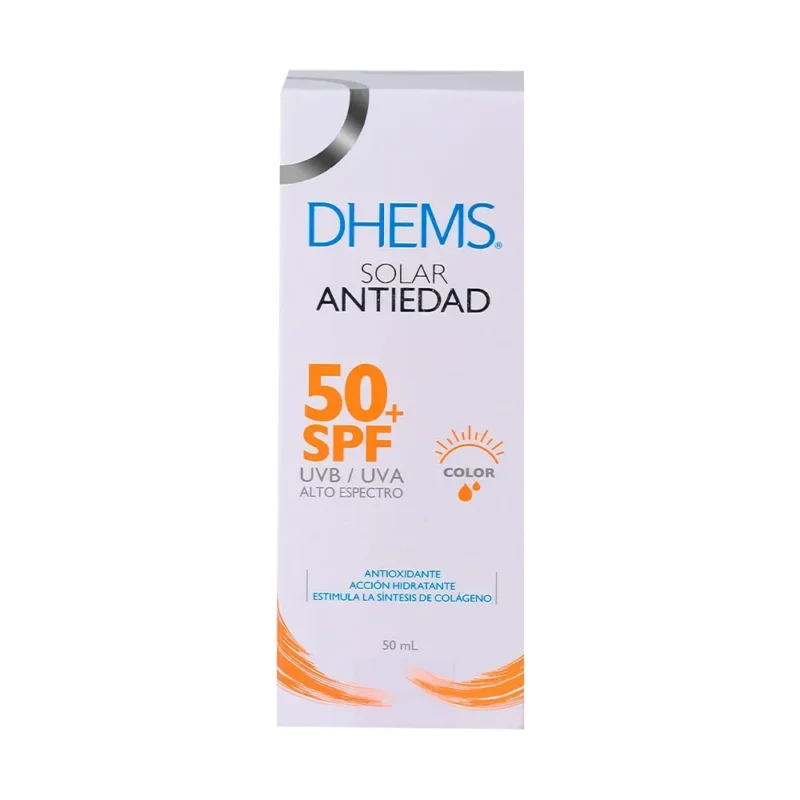 Dhems Fotoprotector Antiedad con Color SPF50+ x50ml