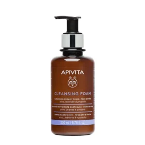 Apivita Espuma Limpiadora de Rostro y Ojos x200ml