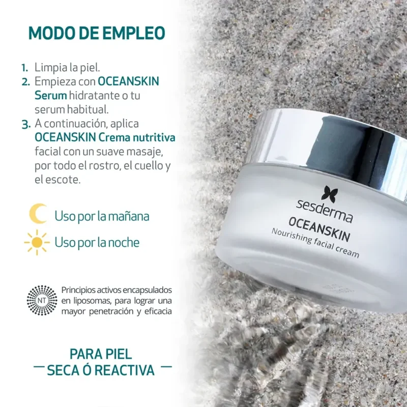 Sesderma Oceanskin Crema Facial Nutritiva x50ml