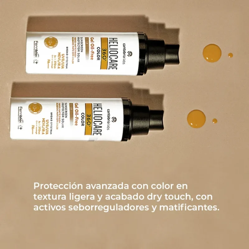 Heliocare 360° Fotoprotector Gel Oil Free Color Beige SPF50+ x50ml