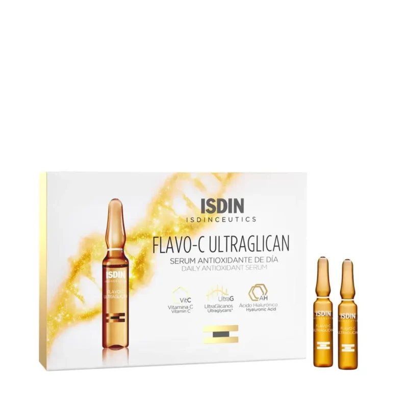 Isdinceutics Flavo-C Ultraglican Sérum Antioxidante de Día x10 Ampollas x2ml