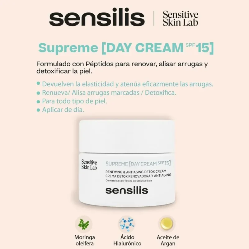 Sensilis Supreme Crema De Dia Renovadora SPF15+ x50ml