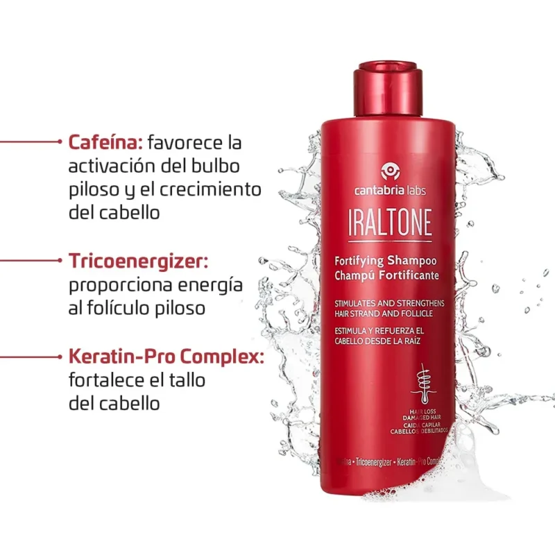 Iraltone Champú Fortificante x400ml