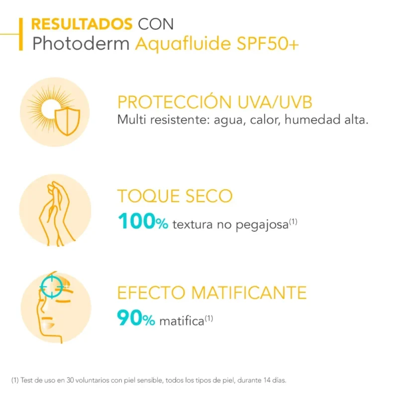 Bioderma Fotoprotector Photoderm Aquafluido SPF50+ Invisible x40ml